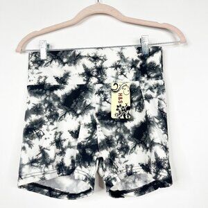 2/$24 NWT H&S Tie-Dye Watercolor Shorts Yoga Biker Shorts S/M #8773